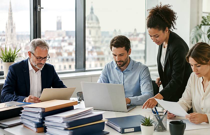 Organisation de dossiers et courriers de retraite